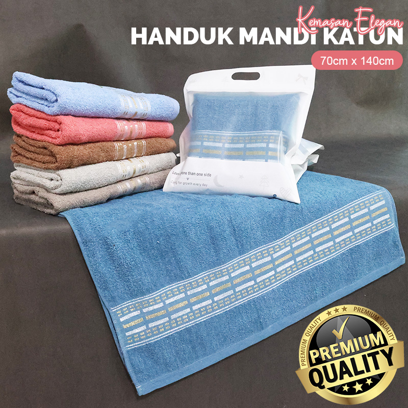 PROMO-Handuk Mandi Tanpak Kemasan Terpopuler Cocok Untuk Kado Bahan Katun Ukuran 70cmx 140cm / Handuk Mandi Hotel - J3A5 - Tool Master