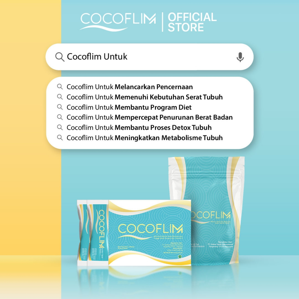 Minuman Serbuk Suplemen Suplement Kesehatan Diet Detox Cocoflim Fiber Serat Pelangsing Penghilang Penurun Pembakar Lemak Berat Badan Tubuh Mengecilkan Perut Buncit Ampuh Cepat Original BPOM Rasa Blackcurrant