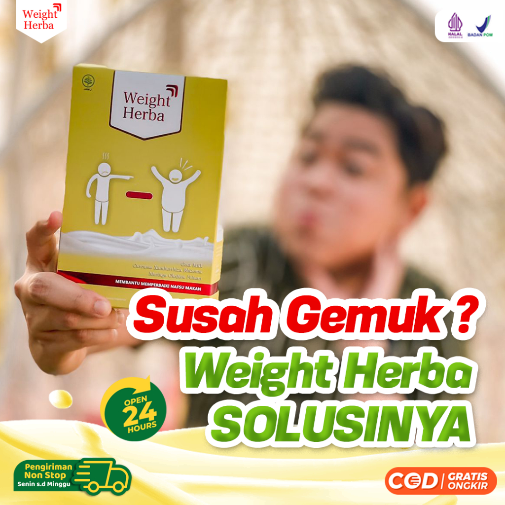 

Weight Herba - Susu Penambah Nafsu Makan & Berat Badan BB 200g