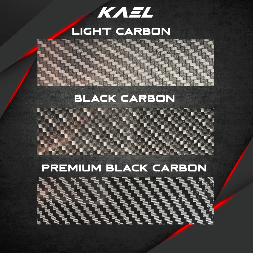 Cover Kipas Magnet  Spin &amp; Skywave Sky Wave &amp; Skydrive Sky Drive Hayate Tutup Mesin Hitam Karbon Light Carbon Premium