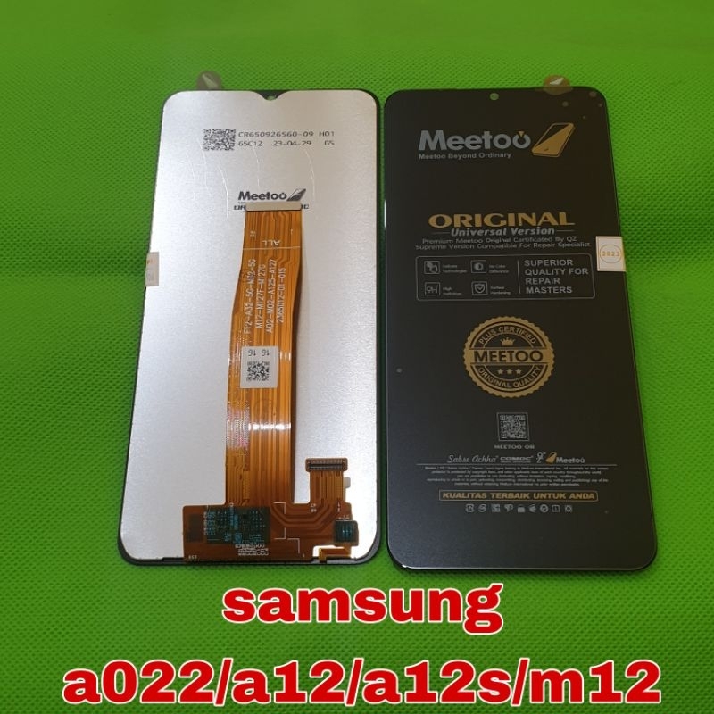 lcd ts touchscreen samsung a12 / a12s / m02 / a02 a022 a125 m022 a12 fullset