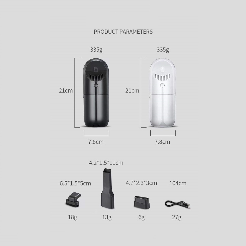 Car Vacuum Cleaner Vacuum Cleaner Mobil Wireless Portable