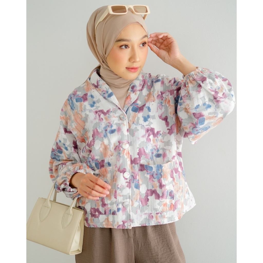 Myrubylicious GITHA SHIRT KODE NN2702  | SHIRT | KEMEJA WANITA | KEMEJA MOTIF