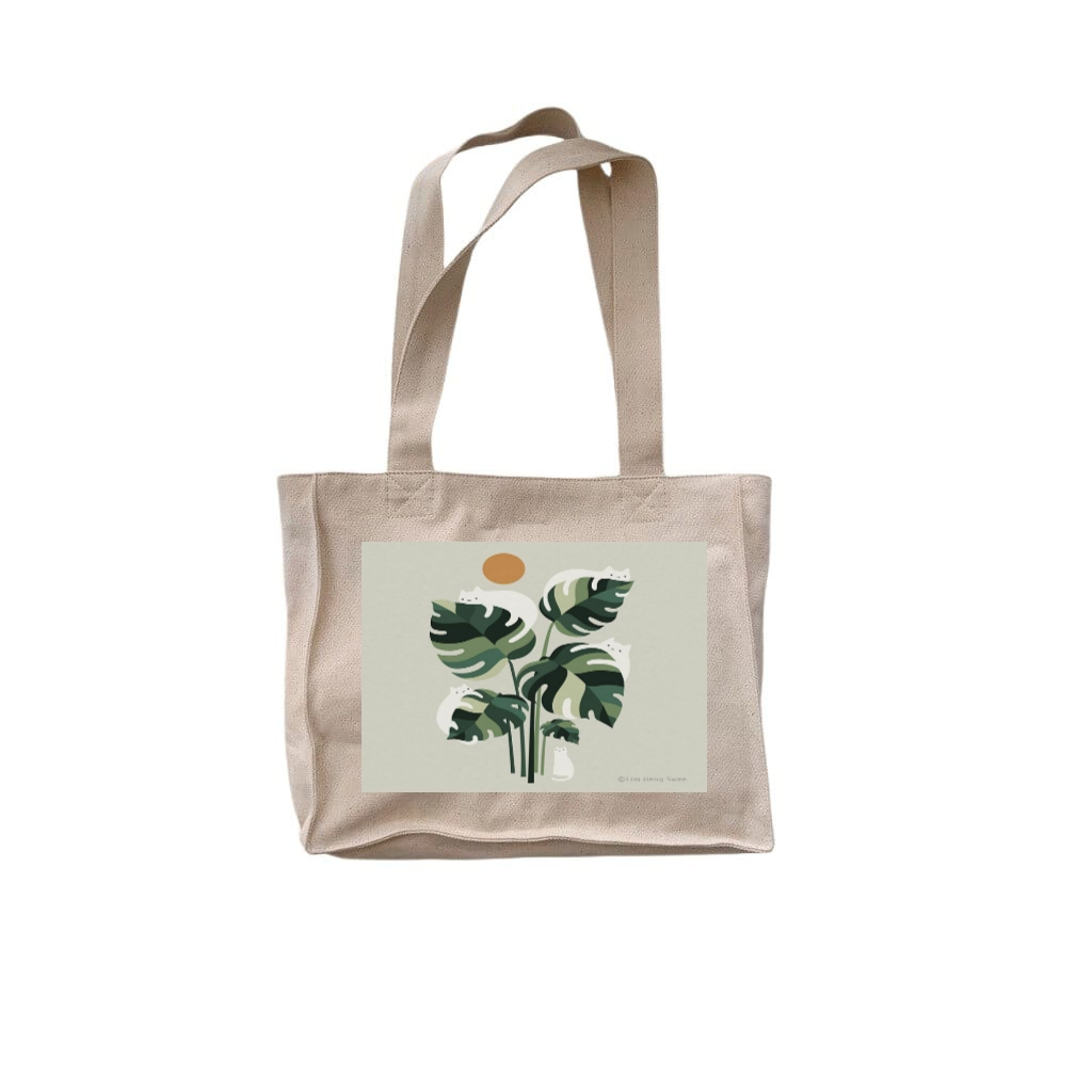 Rizkibag Totebag Kanvas Daisy Tas Wanita Tote Bag Kantong Laptop Kuliah Sekolah Kerja Aesthetic Part 14