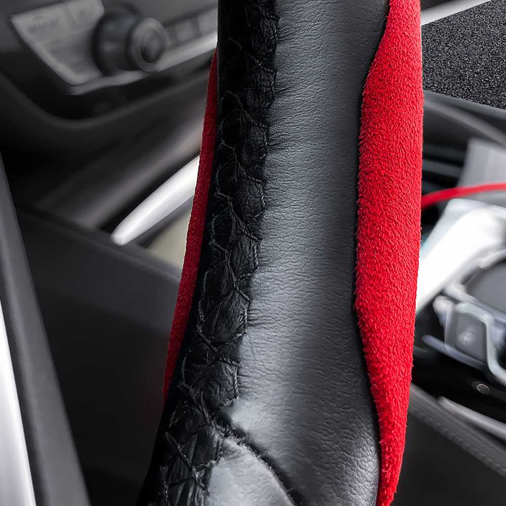 Cover Setir Mobil Beludru Steering Wheel Cover 38cm 15 Inch Pelindung Stir Mobil Material Bludru Berkualitas