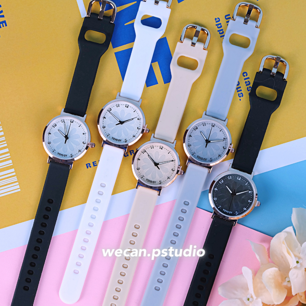 COD READY JAM TANGAN WANITA LITA SERIES FASHION TALI KARET PREMIUM IMPORT