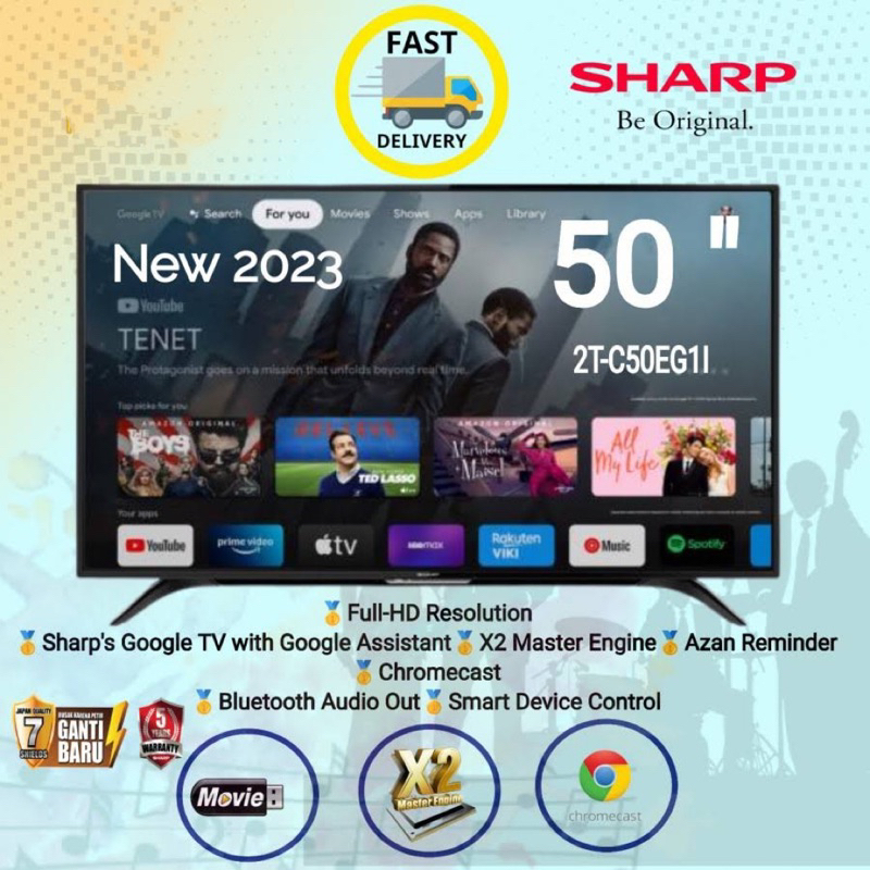 SHARP ANDROID TV 50 inch / 42 inch ANROID TV SHARP 50 inch SHARP FG1i Series 2023 SHARP GOOGLE TV SHARP 42 INCH / 43 INCH SHARP FG1i Series FG SHARP LED SHARP
