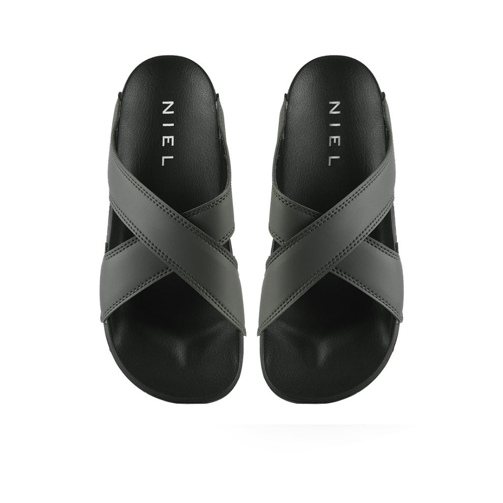 Niel Sandal Pria Slop Silang Birawa Cross Straps