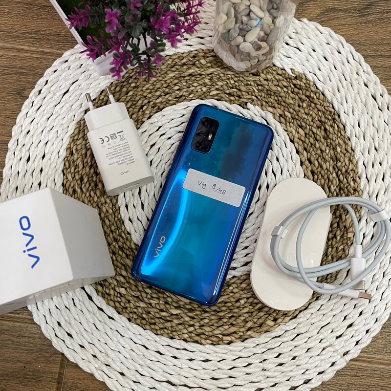 Vivo V19 ram 8 rom 128 Gb second Mulus pilihan fullset jaminan original bergaransi