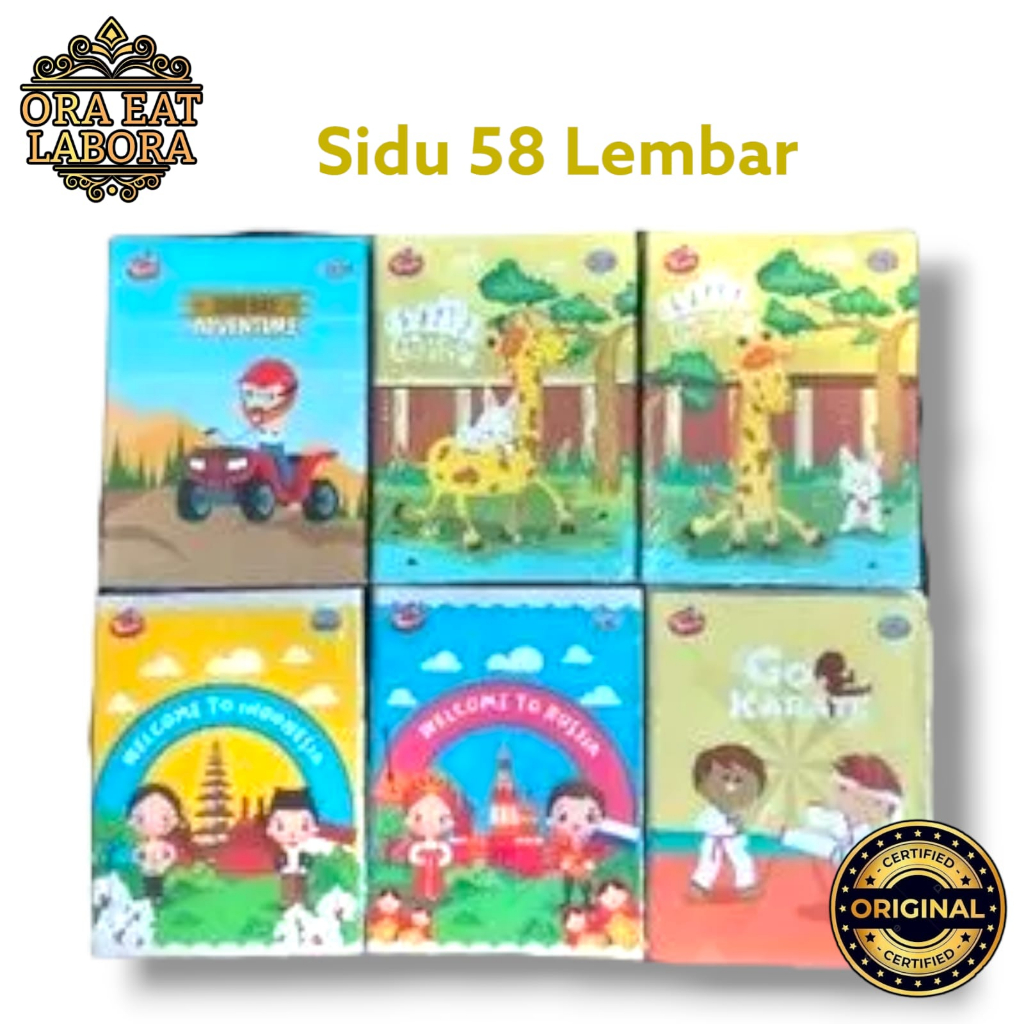 

Buku Tulis Sidu 58 Lembar 1pak isi 10 buku - Ora Eat Labora