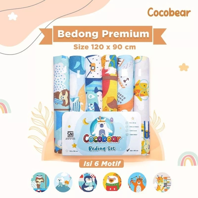 BEDONG COCO BEAR ISI 6PCS 110×90