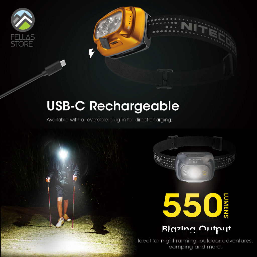 Nitecore - NU31 550 Lumens