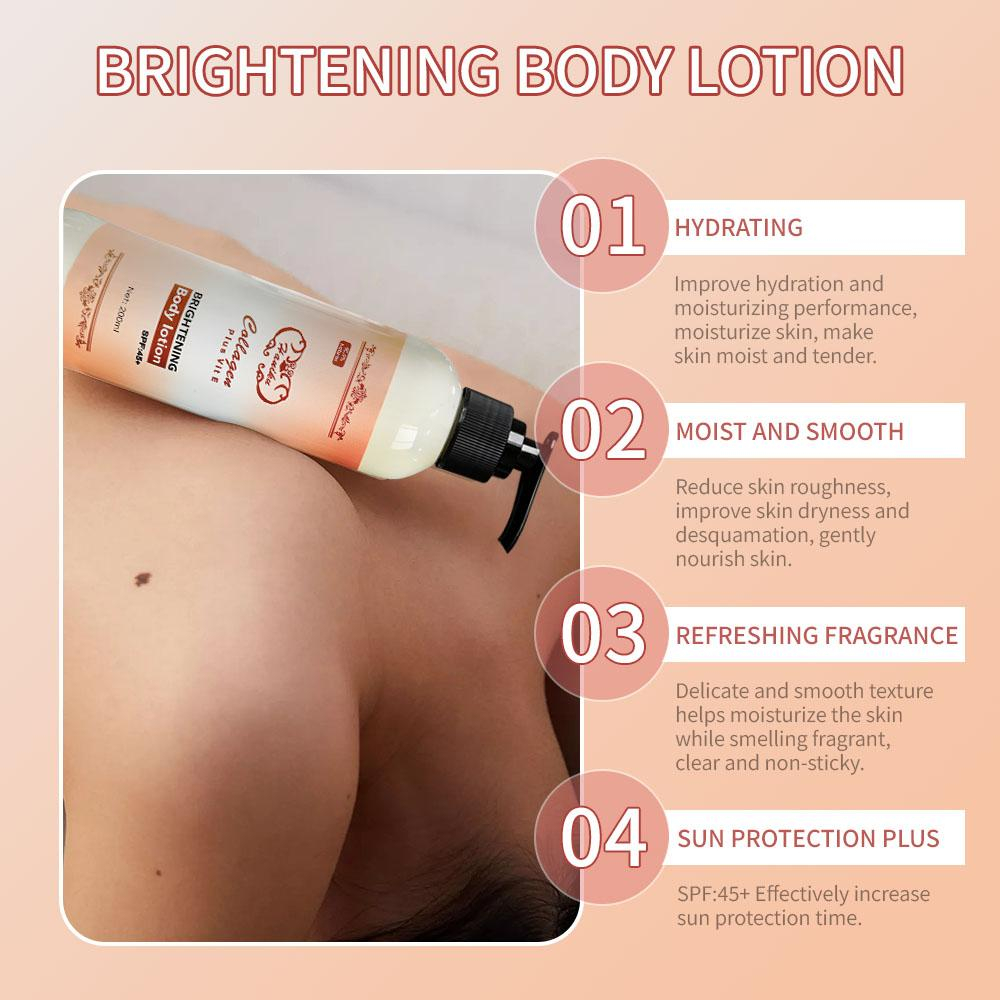 ( Per Pcs ) Body Lotion Collagen Haniku Plus Vit E / Brightening Body Lotion SPF 45+ / LOTION VAMPIRE JUMBO 500ML ORIGINAL BPOM