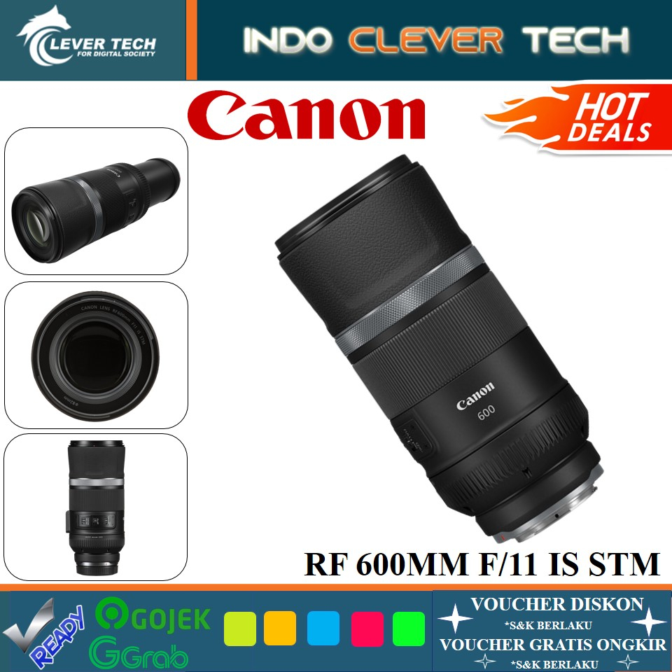 Canon RF 600mm f11 IS STM Canon RF 600 mm f/11 IS STM - Garansi Resmi