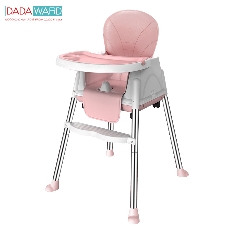 DADAWARD Kursi Makan Bayi 4 In 1/ Kursi Makan Bayi Lipat/ Dilipat Baby Chair/ High Chair/ Meja Makan Anak/ Booster Seat Chair
