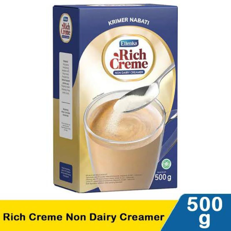 

ellenka rich creme non dairy creamer 500 gr/ bubuk krimer nabati/ rich cremer