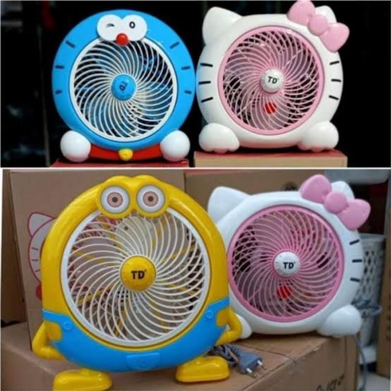 TD/YAMAKAWA Kipas Angin Karakter 8 Inch / Desk Fan 8&quot; Cartoon