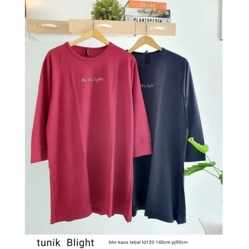 Belight baju wanita tunik jumbo termurah