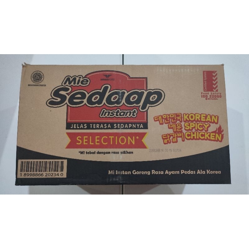 

Mie Sedaap Selection Korean Spicy Chicken