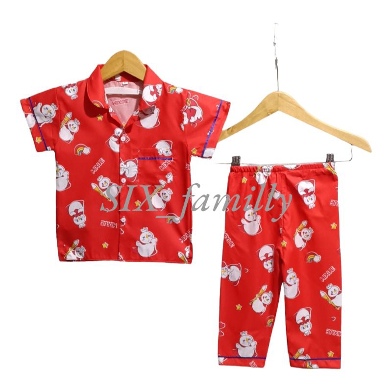 BAJU TIDUR ANAK MIXUE TERBARU BAJU ANAK VIRAL PAJAMAS ANAK