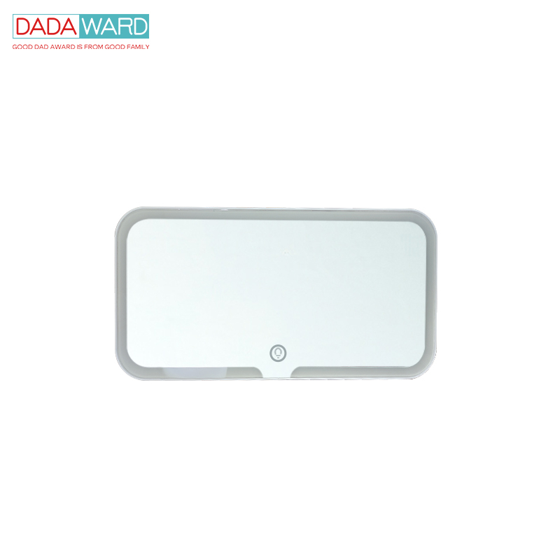 DADAWARD LED Car Makeup Portable Mirror Sun Visor Mirror Cermin Makeup Dengan Lampu Led Layar Sentuh Dapat Disesuaikan Untuk Sun Visor Mobil