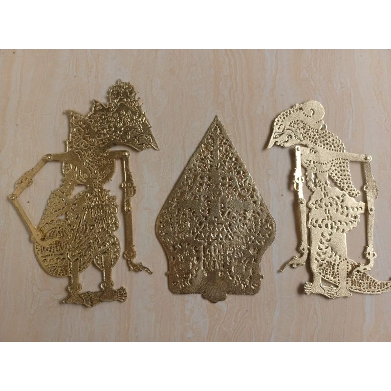 Wayang Hias Mahar Rama Sinta Emas Gold