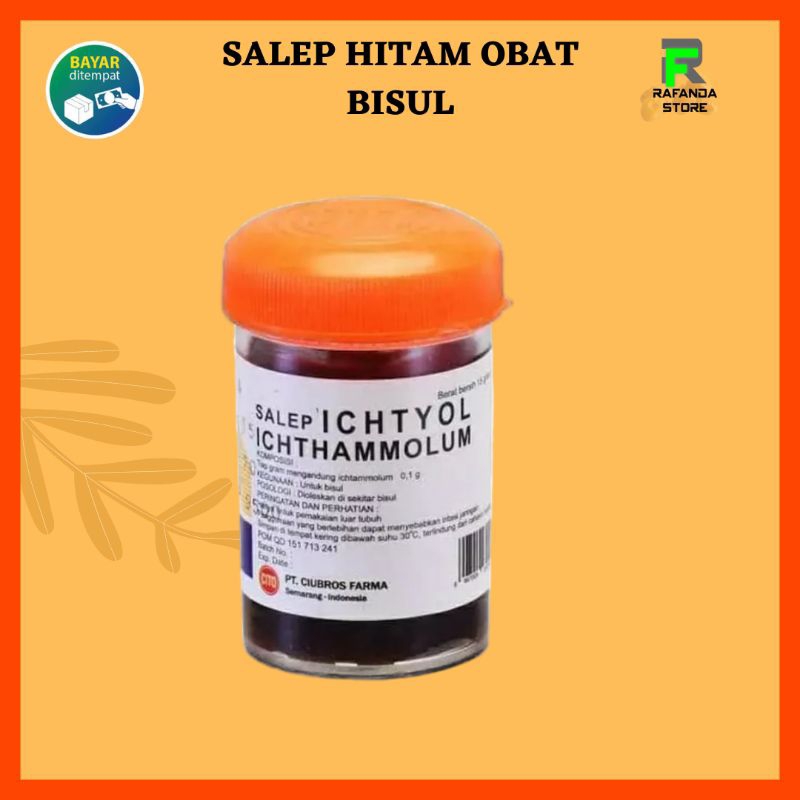 Ichtyol Salep Hitam Untuk Bisul Bisulan 15 Gram