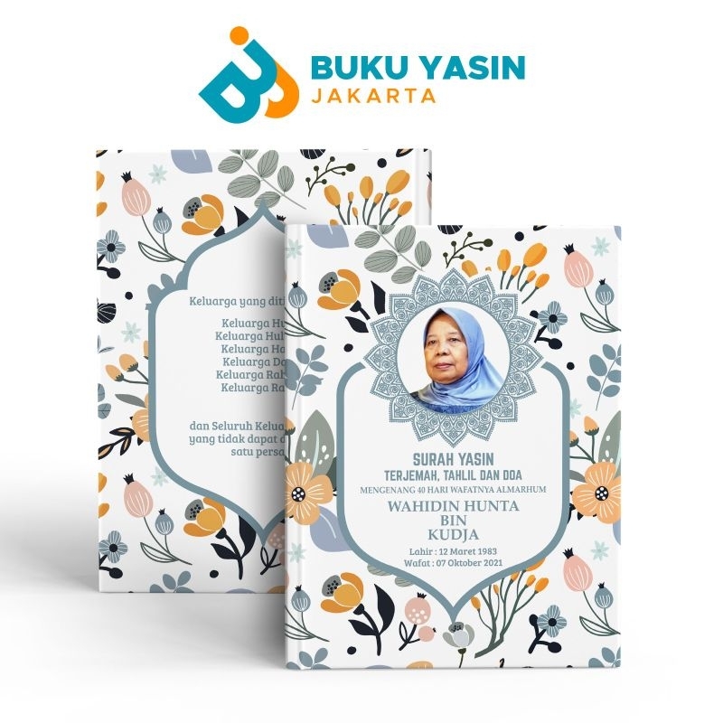 

Buku Yasin dan Tahlil Softcover 128 Halaman HVS Design Custom Foto