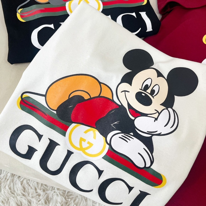 ATASAN GIANTS BASIC OVERSIZE MOTIF MICKY GUC! KAOS IMPORT BANGKOK (BJGB579)