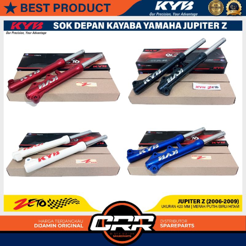 Shockbreaker Depan Fork KYB Zeto Jupiter Z Z1 F1ZR Vega R Vega ZR Jupiter MX Beat Vario Scoopy Mio F
