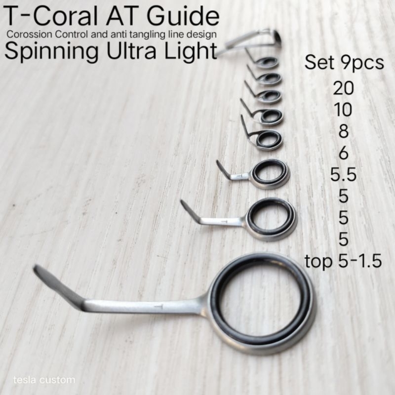 Ring guide AT Ultralight tahan karat dan anti keriting