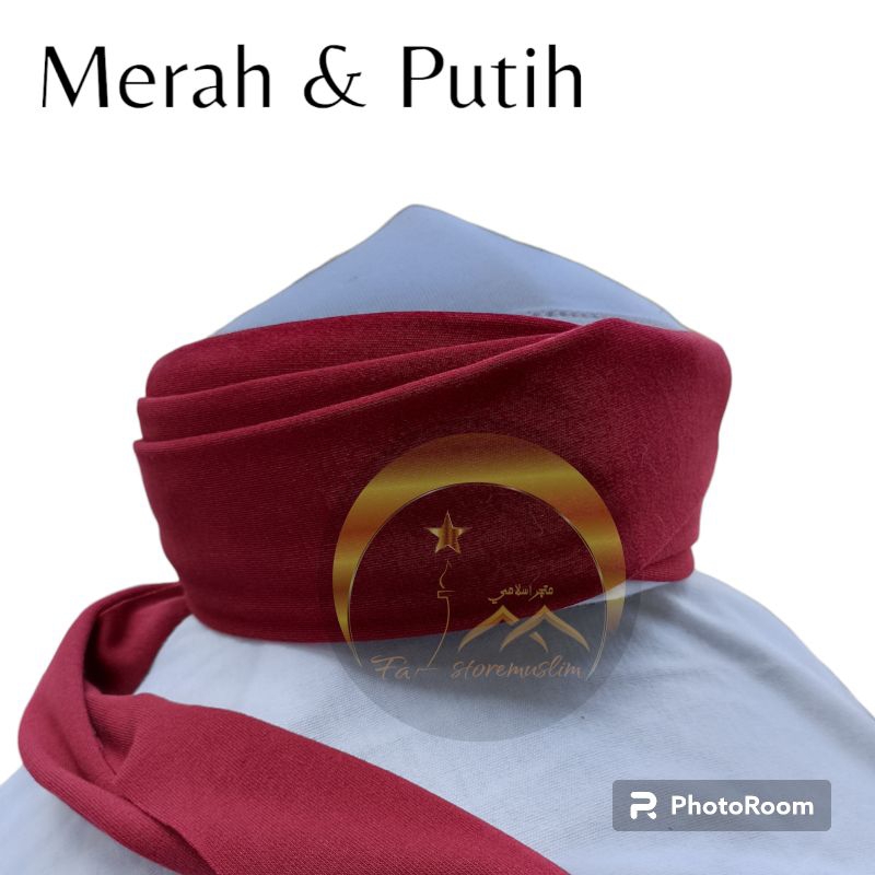 PECI IMAMAH 3 LIPATAN WARNA YANG BERBEDA.