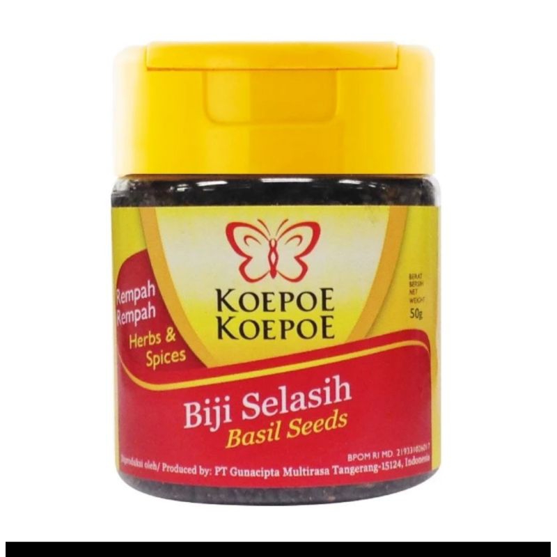 

Biji selasih kering koepoe koepoe 50 gram