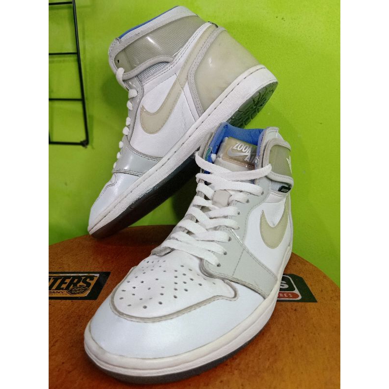 AJ1 Retro High Zoom White Racer Blue-Size:41