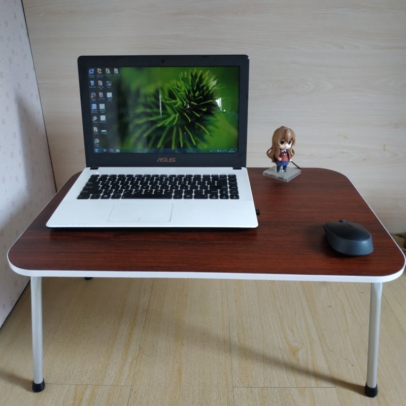 Meja Lipat Kayu Laptop Besar