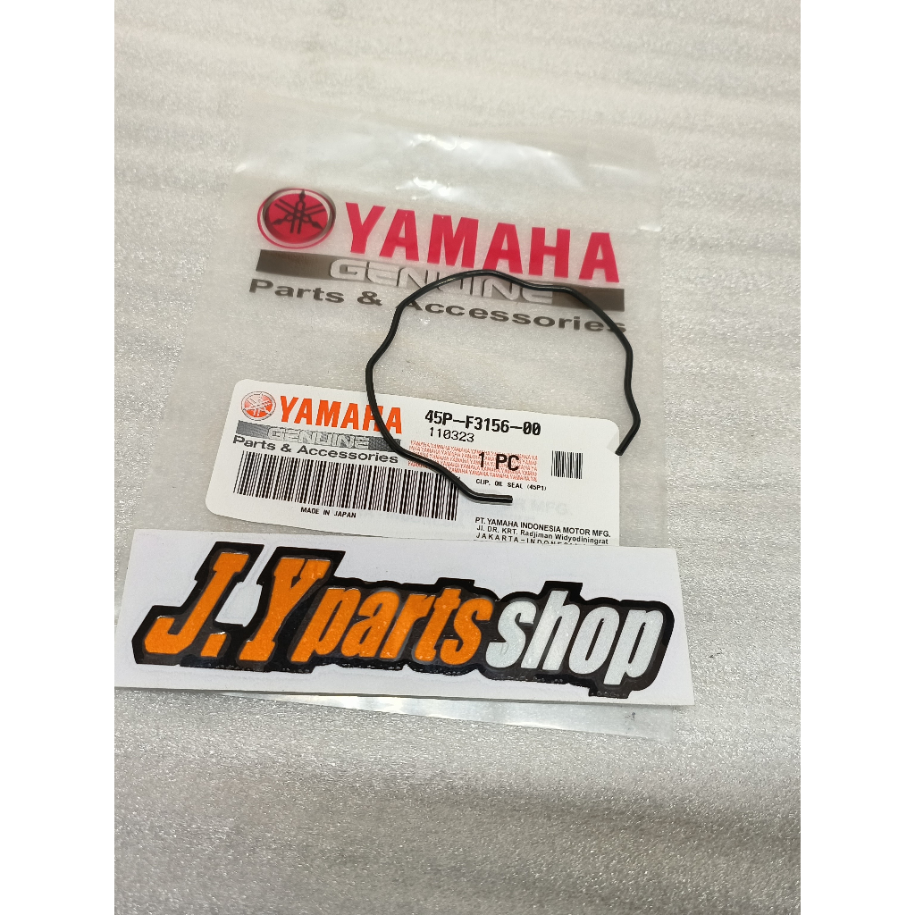 CLIP KLIP KLIPAN SIL SEAL SHOCK SHOK DEPAN BYSON R25 MT25 LAMA ORIGINAL YGP 45P-F3156-00