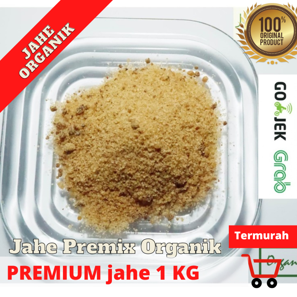 Jahe Merah Bubuk 1Kg Organik Instant Tradisional