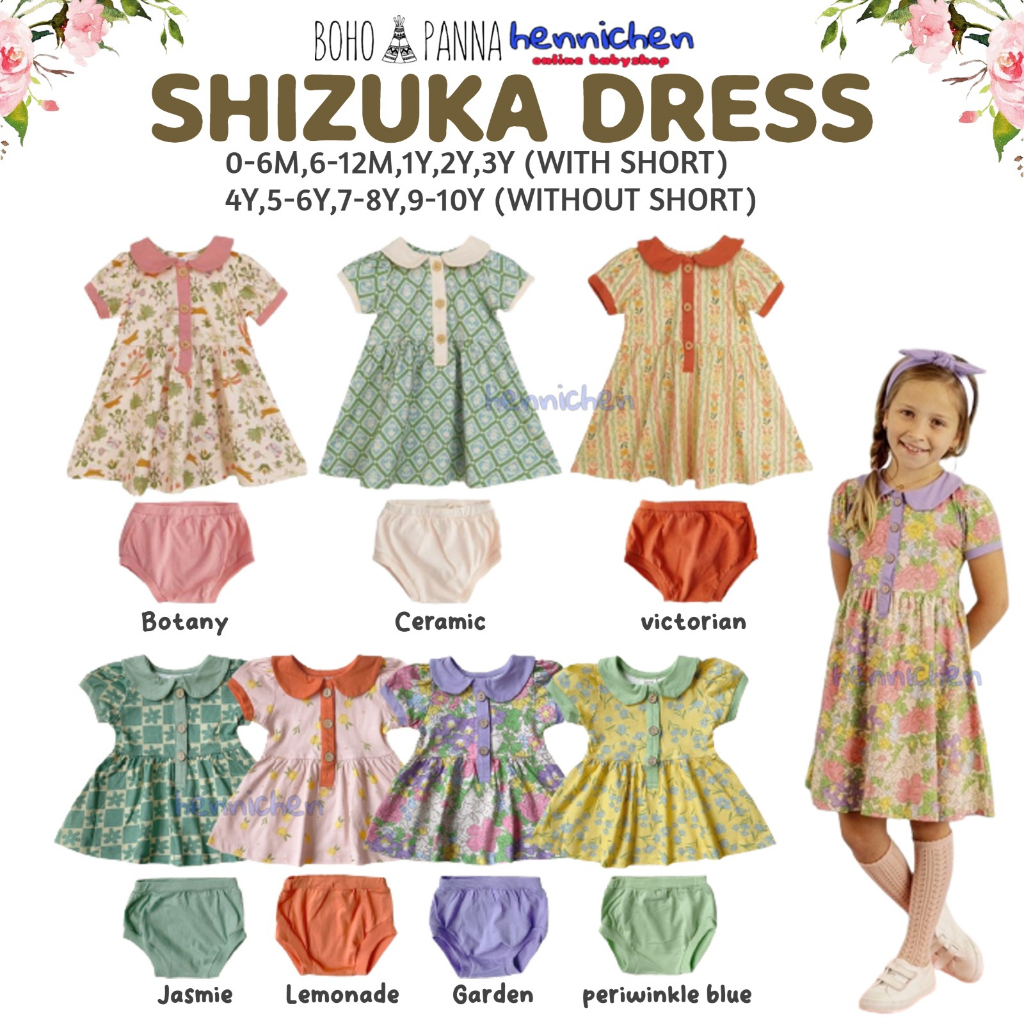 Bohopanna SHIZUKA DRESS Anak 0-6 Years Sizuka