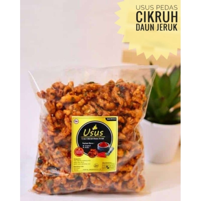 

usus pedas cikruh daun jeruk /usus pedas /kripik usus /cikruh daun jeruk /cemilan pedas /cemilan viral