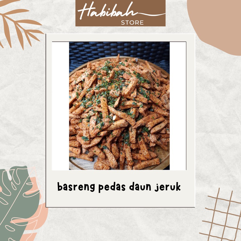 

basreng pedas daun jeruk 1kg