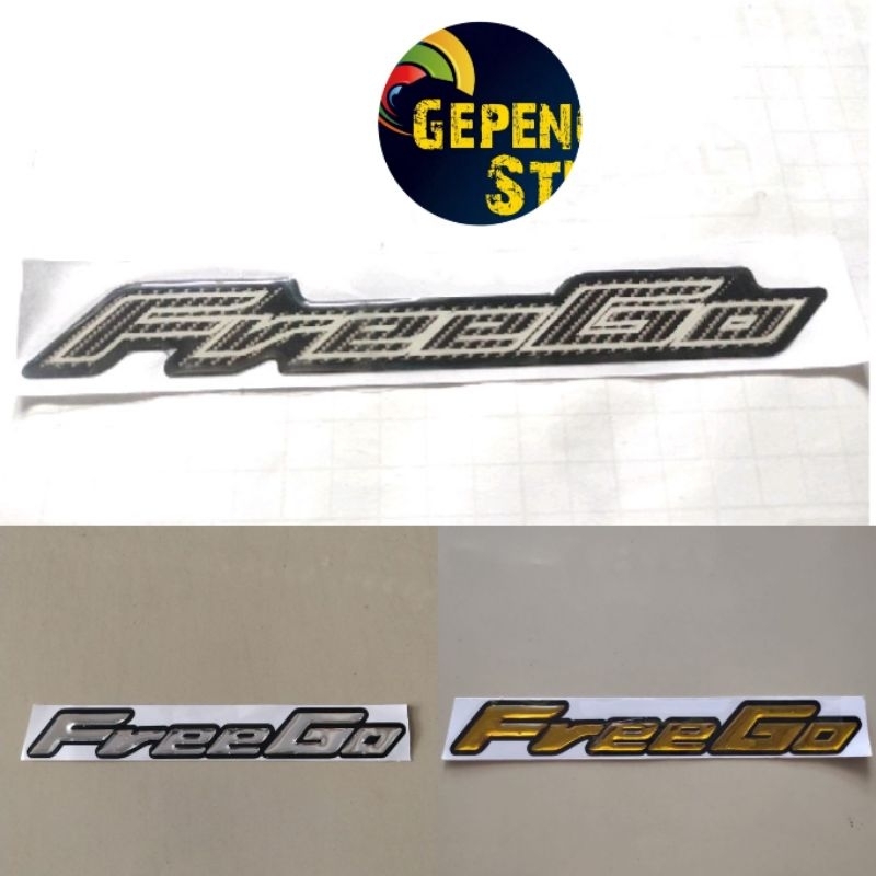 EMBLEM TIMBUL LOGO MOTOR FREEGO YAMAHA