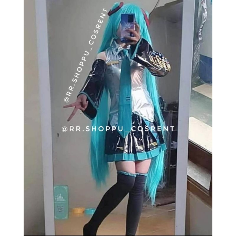 Rental Kostum cosplay Hatsune Miku default M