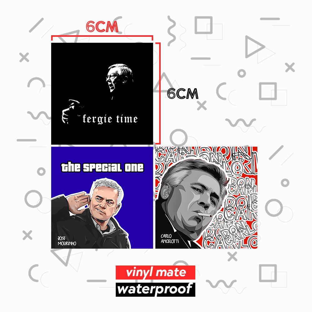 

Sticker Pack Fergie Sir Alex Mou Special One Don Carlo