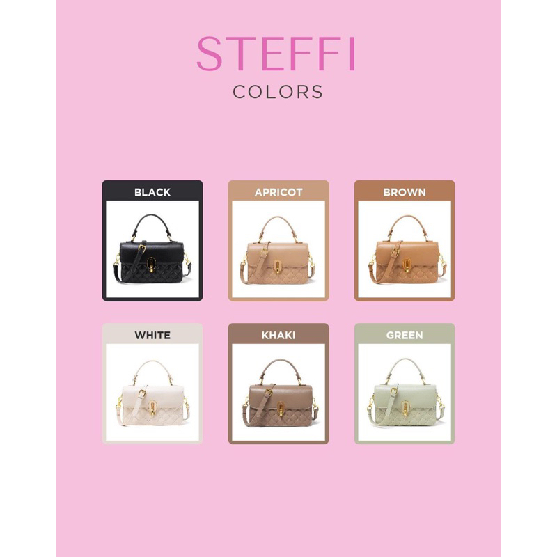 STEFFI BAG FREE BOX EXCLUSIVE / TAS SELEMPANG WANITA - JIMSHONEY MARTAPURA