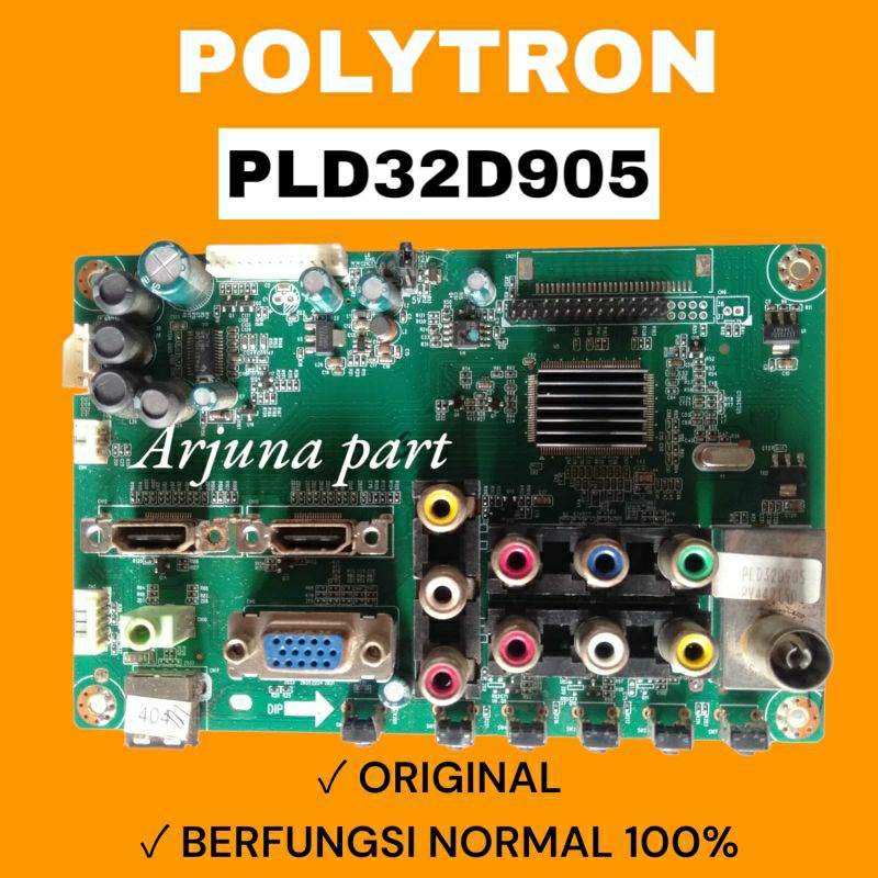 MAINBOARD TV POLYTRON PLD32D905 / MB TV POLYTRON PLD32D905 / MESIN TV POLYTRON PLD32D905 / MODUL TV 