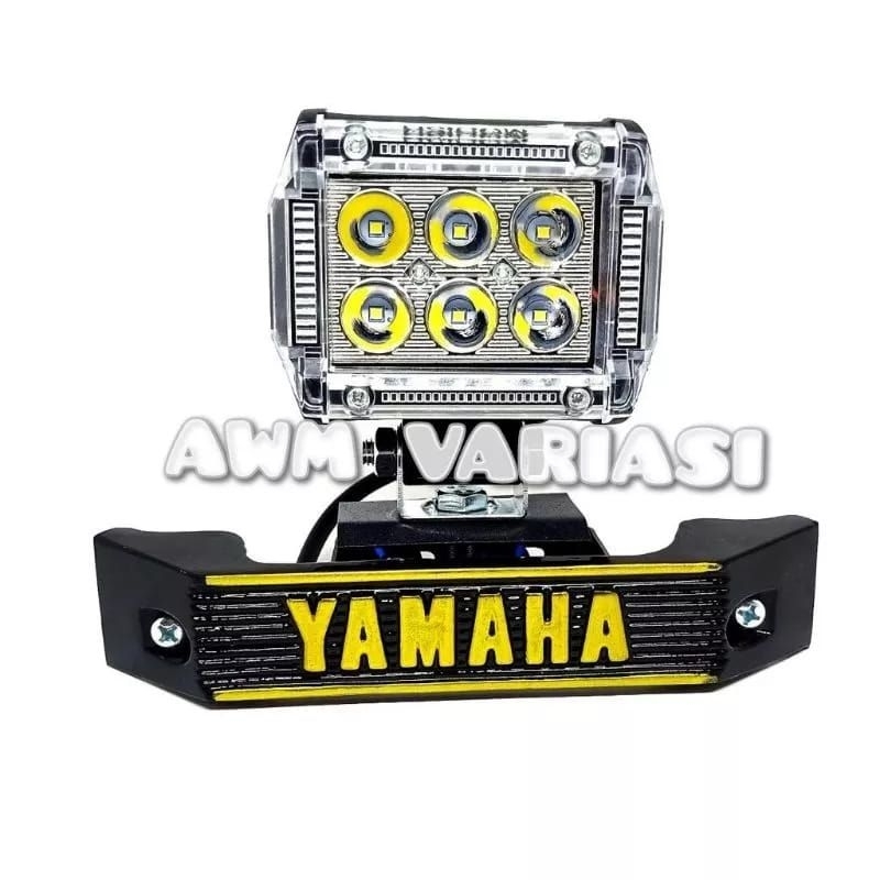 paket super ganteng rx king style lampu 6 led jumbo ad yg 3 mode plus breket kumis yamaha