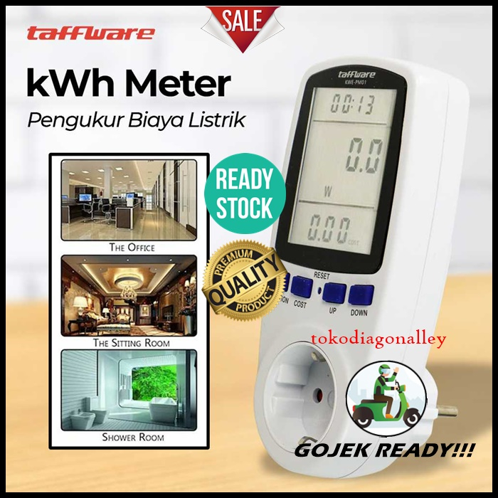 kWh Meter Pengukur Biaya Listrik Rumah Multifungsi Alat Ukur Daya Listrik Watt Meter