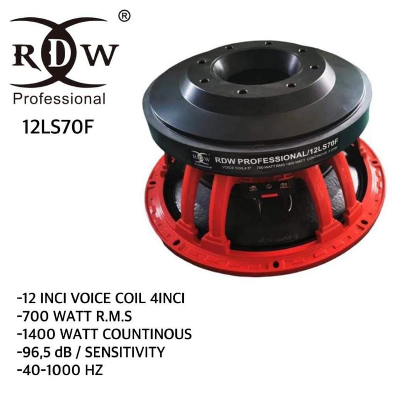 Speaker rdw 12 ls 70 f 12ls70f original