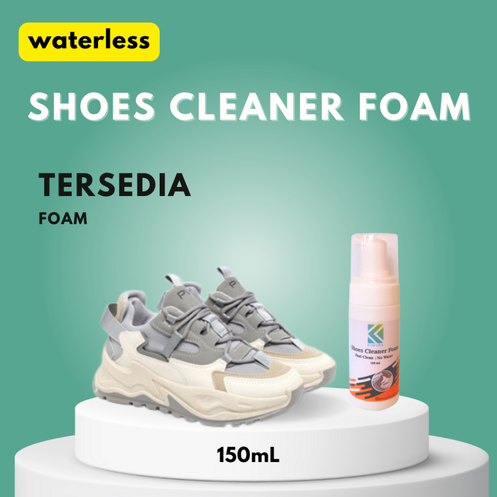 KIMURA Shoes Cleaner Foam 150mL Foam Cleaner  Shoes 150mL Sabun Sepatu Pembersih Sepatu Cleaner Busa