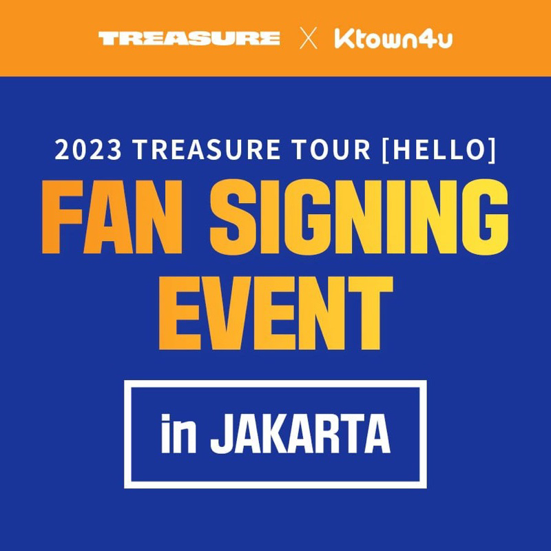 [OFFICIAL] TREASURE photocard app fs fansign Jakarta